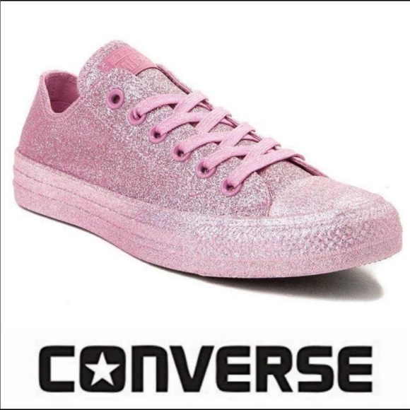 Converse Shoes - Converse all stars pink all glitter sneaker